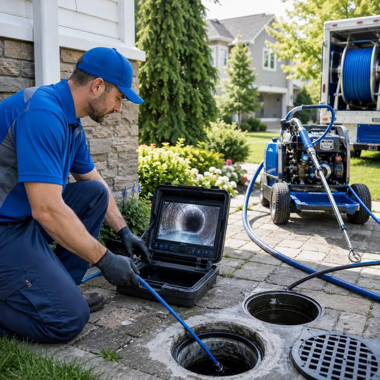 Outdoor drain cleaning professionals serving Yancey, TX